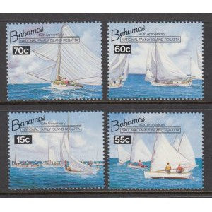 Bahamas 801-804 Sailboats MNH VF