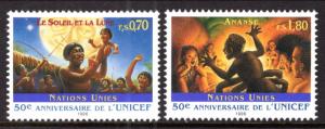 UN Geneva 294-295 UNICEF MNH VF