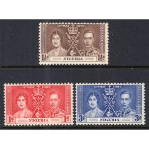 Nigeria 50-52 King George VI Coronation MNH VF