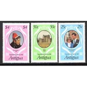 Antigua 623-635 Royal Wedding MNH VF