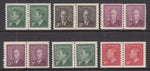 Canada 295-300 Coil Pairs MNH VF