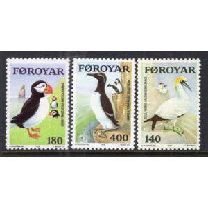 Faroe Islands 36-38 Birds MNH VF