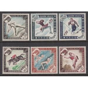 Monaco 454-459 Summer Olympics MNH VF