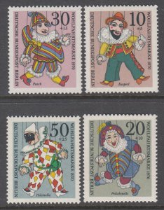 Germany Berlin 9NB74-9NB77 Puppets MNH VF