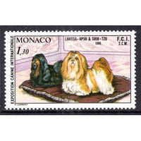 Monaco 1235 Dog MNH VF