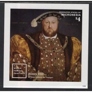 Micronesia 1056 King Henry VIII Souvenir Sheet MNH VF