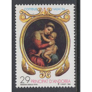 Andorra Spanish 231 Christmas MNH VF