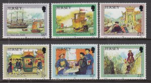 Jersey 587-592 MNH VF