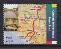 Peru 1509 Map MNH VF