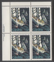 Canada 1012 Ship Inscription Plate Block MNH VF