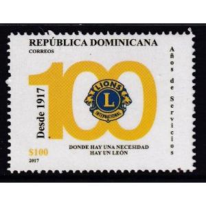 Dominican Republic 1613 Lion's Club MNH VF