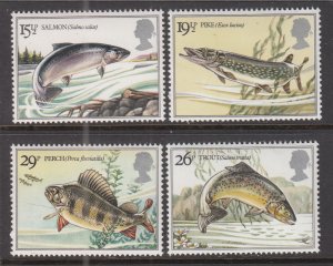 Great Britain 1011-1014 Fish MNH VF