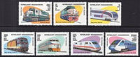 Madagascar 1200-1206 Trains MNH VF