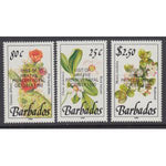 Barbados 788-790 Flowers MNH VF