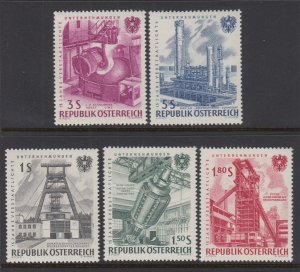 Austria 668-672 MNH VF