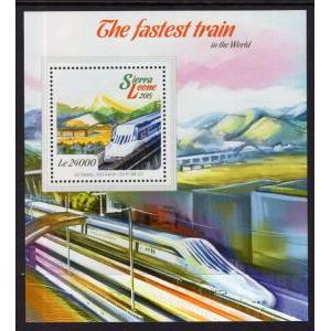Sierra Leone 3326 Trains Souvenir Sheet MNH VF