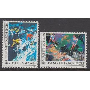 UN Vienna 84-85 MNH VF