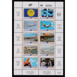 Venezuela 1360 Airplanes Souvenir Sheet MNH VF