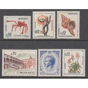 Monaco 581-586 MNH VF