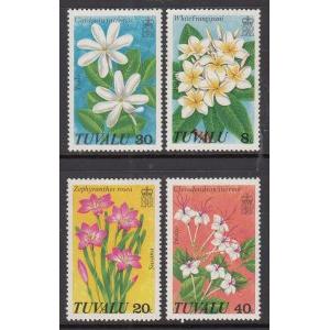 Tuvalu 92-95 Flowers MNH VF