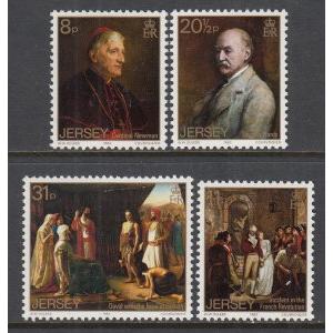 Jersey 316-319 Paintings MNH VF