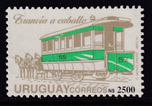 Uruguay 1382 Horse Tram MNH VF