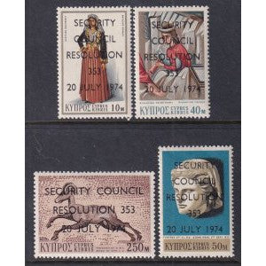 Cyprus 424-427 MNH VF