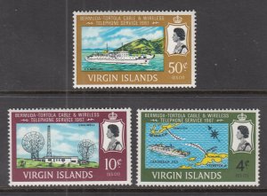 British Virgin Islands 183-185 MNH VF