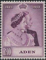 Aden 1949 Silver Wedding Issues-Stamps-Aden-Mint-StampPhenom