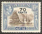 Aden 1951 Landscapes Overprinted-Stamps-Aden-Mint-StampPhenom