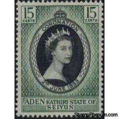 Aden 1953 Coronation Issue-Stamps-Aden-Mint-StampPhenom