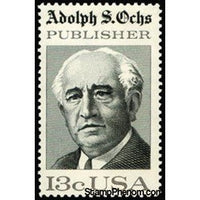 United States of America 1976 Adolph S. Ochs (1858-1935), Publisher of the New York Times