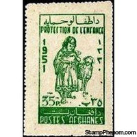 Afghanistan 1951 Obligatory Tax - Child Welfare Fund-Stamps-Afghanistan-StampPhenom