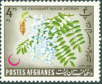 Afghanistan 1962 Afghan Red Crescent Society - Fruits and Blossoms-Stamps-Afghanistan-StampPhenom