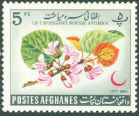 Afghanistan 1962 Afghan Red Crescent Society - Fruits and Blossoms-Stamps-Afghanistan-StampPhenom