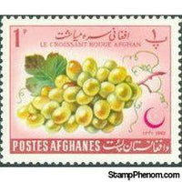 Afghanistan 1962 Afghan Red Crescent Society - Fruits and Blossoms-Stamps-Afghanistan-StampPhenom