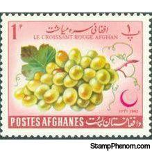 Afghanistan 1962 Afghan Red Crescent Society - Fruits and Blossoms-Stamps-Afghanistan-StampPhenom