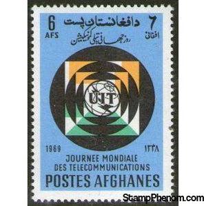Afghanistan 1969 World Telecommunications Day-Stamps-Afghanistan-StampPhenom