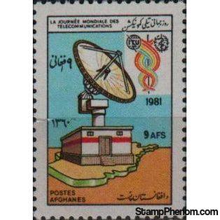 Afghanistan 1981 World Telecommunications Day-Stamps-Afghanistan-StampPhenom