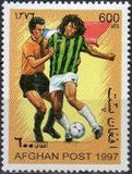 Afghanistan 1997 Football World Cup - France 88-Stamps-Afghanistan-StampPhenom