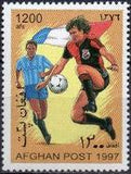 Afghanistan 1997 Football World Cup - France 88-Stamps-Afghanistan-StampPhenom