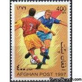 Afghanistan 1997 Football World Cup - France 88-Stamps-Afghanistan-StampPhenom