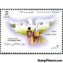 Afghanistan 2003 Literacy World Day-Stamps-Afghanistan-StampPhenom