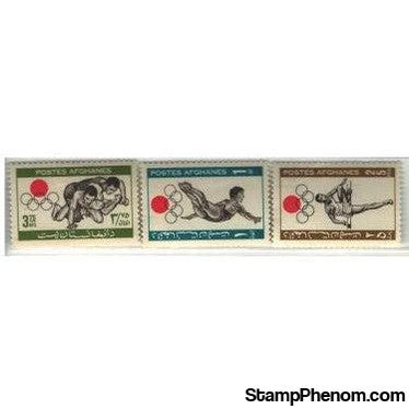 Afghanistan Olympics , 3 stamps