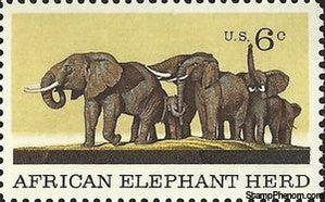 United States of America 1970 African Elephant (Loxodonta africana)