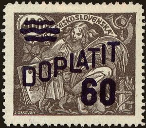 Czechoslovakia 1926 Agriculture and Science - Surcharge-Czechoslovakia-StampPhenom