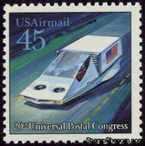 United States of America 1989 Air-suspended Hover Car-United States of America-StampPhenom