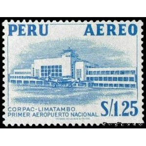 Peru 1953 Airport of Corpac-Limatambo-Peru-StampPhenom