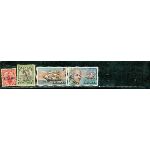 Aitutaki Lot , 4 stamps - Aitutaki Lot , 4 stamps