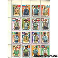 Ajman Scouting , 16 stamps